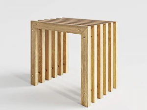 chair for a shower 3D Model