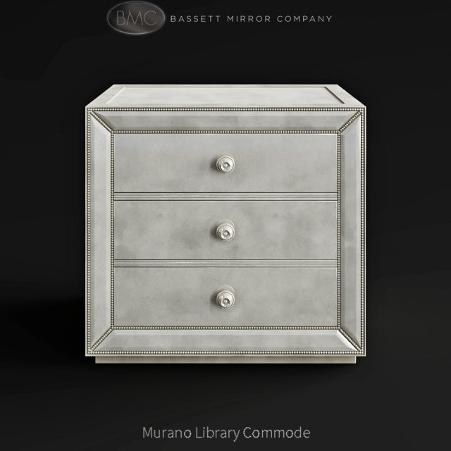 bassett mirror company murano library commode 3Dモデル .c4d .max .obj .3ds .fbx .stl .blend 