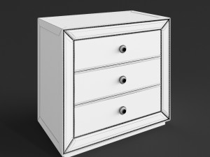 bassett mirror company murano library commode 3Dモデル