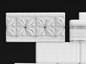 adex relieve gables eucalyptus 3D Model
