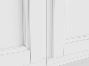 wood windows 3D 模型