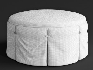 taylor king penny ottoman 3D Model