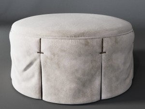 taylor king penny ottoman 3D Model