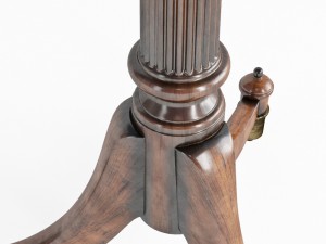 scarborough house occasional table Modello 3D