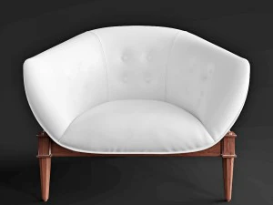 미미 의자 3D 모델