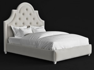 jonathan adler woodhouse queen bed 3D Model