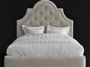 jonathan adler woodhouse queen bed Model 3D
