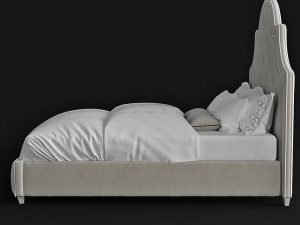 jonathan adler woodhouse queen bed Model 3D