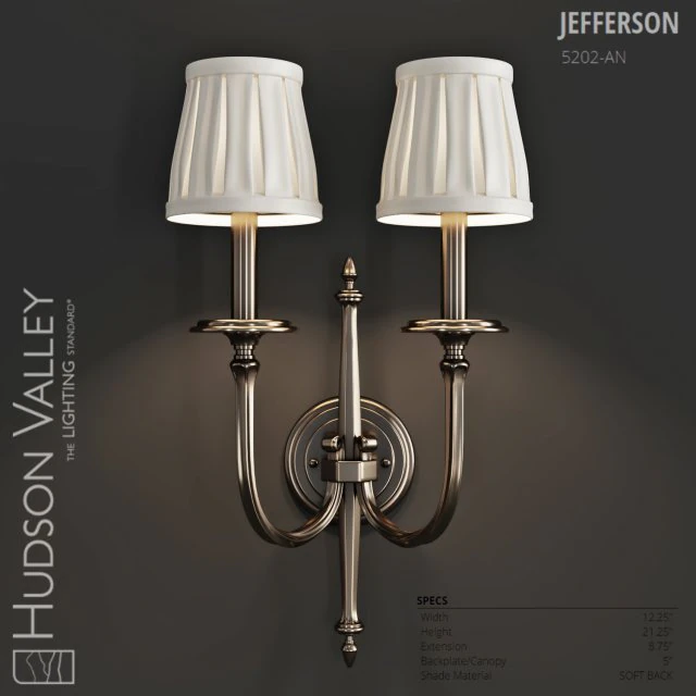 hudson valley jefferson 3D Model .c4d .max .obj .3ds .fbx .stl .blend 