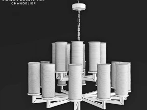 kelly wearstler liaison double tier chandelier 3D Model
