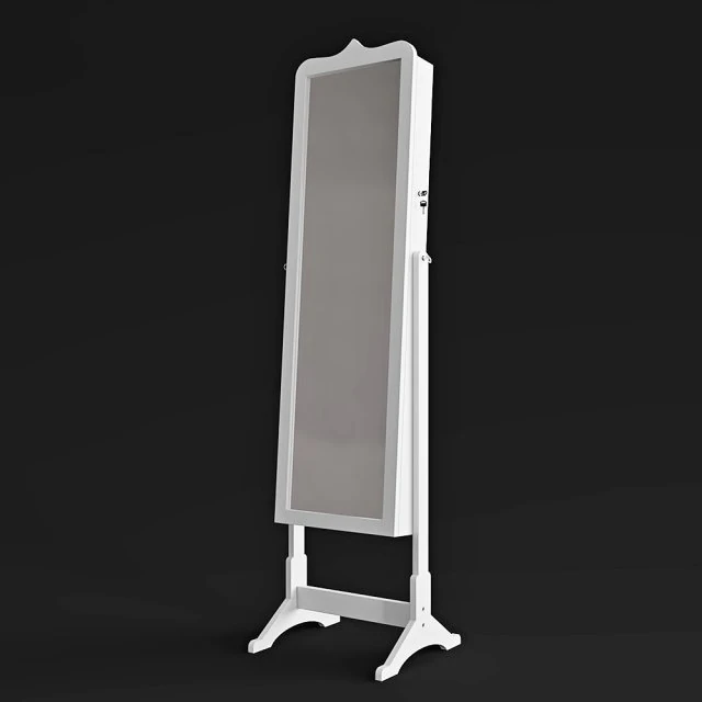 floor mirror 3D Model .c4d .max .obj .3ds .fbx .stl .blend 