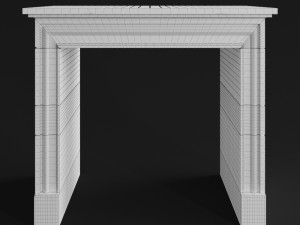 vieilles pierres fireplace 137 3D Model