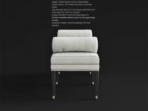 taylor king brunswick king bench8813-clq queen 3D Model