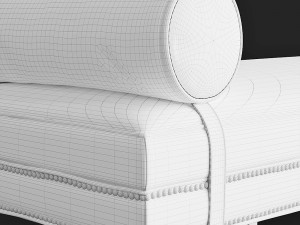 taylor king brunswick king bench8813-clq queen 3D Model