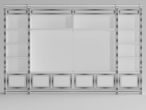 classic cupboard tv 3D Модель