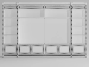 classic cupboard tv 3D Model