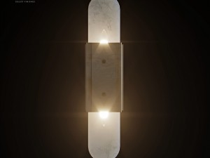 kelli wearstler melange large elongated sconce Modello 3D