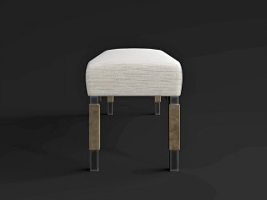 kelli wearstler larchmont bench 3D Модель