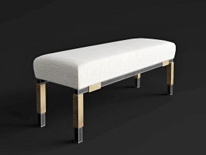 kelli wearstler larchmont bench 3D Модель