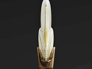 rewired italian murano sconces - pair 3D Model