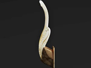 rewired italian murano sconces - pair 3D Model