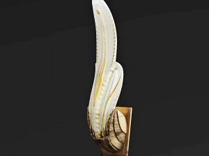 rewired italian murano sconces - pair 3D Model