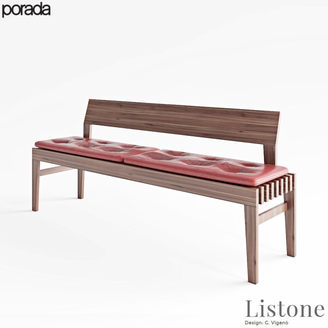 porada listone 3D Model .c4d .max .obj .3ds .fbx .stl .blend 