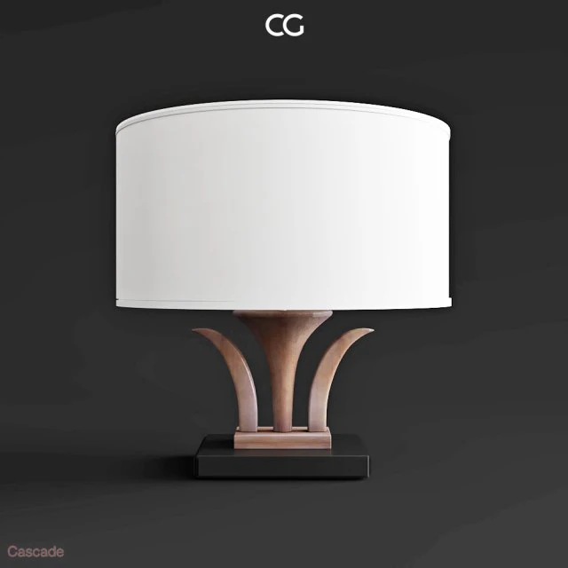 cristopher guy cascade table lamp 3D Model .c4d .max .obj .3ds .fbx .stl .blend 