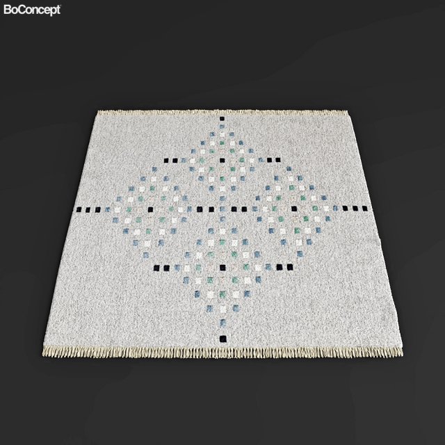 boconcept melilla carpet 3D Model .c4d .max .obj .3ds .fbx .stl .blend 