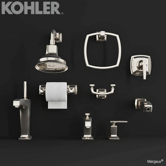 kohler faucets margaux 3D Model .c4d .max .obj .3ds .fbx .stl .blend 