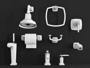 kohler faucets margaux 3D Model