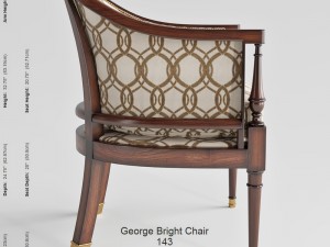 kindel furniture company george bright chair Modèle 3D