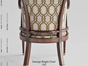 kindel furniture company george bright chair 3D Model