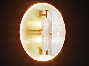 kelly wearstler halcyon round sconce Model 3D
