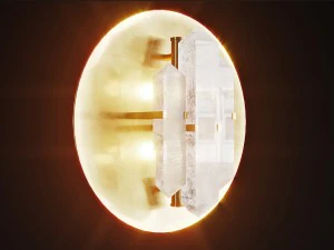 kelly wearstler halcyon round sconce 3D Model