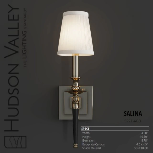 hudson valley lighting salina 3D Model .c4d .max .obj .3ds .fbx .stl .blend 