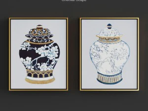 horchow oosters landschap 3D Model