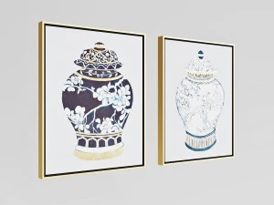 horchow oriental scape 3D Model