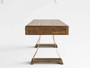 hooker furniture home office big sur writing desk 3D Model
