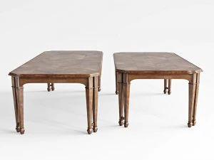 hooker furniture palisade rectangle dining table 3D Model