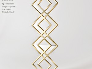 bassett lola wall mirror 3D Model