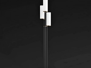 arteriors stefan floor torchiere 3D मॉडल