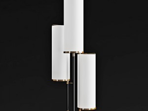 arteriors stefan floor torchiere 3D मॉडल