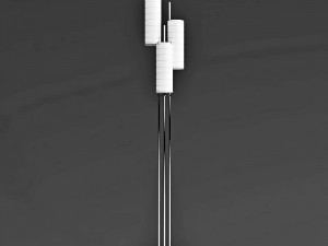 arteriors stefan floor torchiere 3D मॉडल