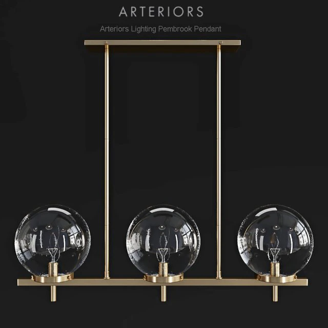arteriors pembrook pendant chandelier 3D Model .c4d .max .obj .3ds .fbx .stl .blend 