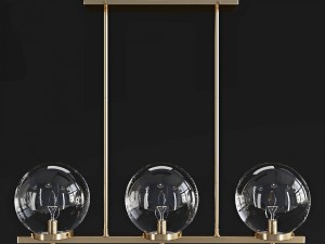 arteriors pembrook pendant chandelier 3D Model