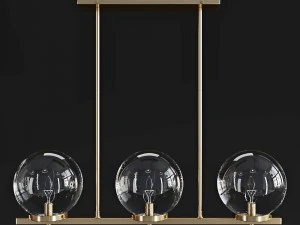 lustre pendente pembrook para interiores Modelo 3D