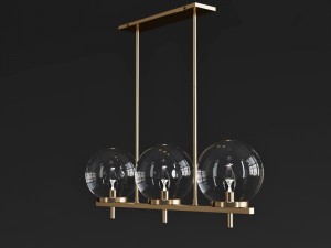 arteriors pembrook pendant chandelier Modelo 3D
