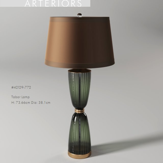 arteriors tabor lamp Model 3D .c4d .max .obj .3ds .fbx .stl .blend 