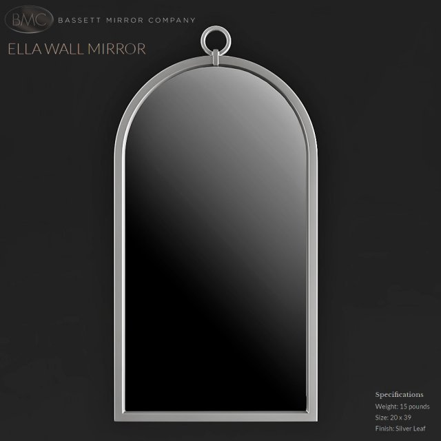 bassett mirror company ella wall mirror 3D Модель .c4d .max .obj .3ds .fbx .stl .blend 
